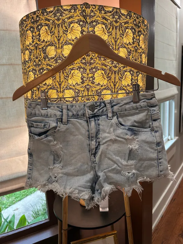Altar'd State Jean Shorts Light Wash  - Image 9