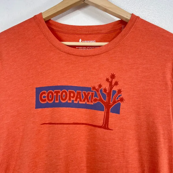 Cotopaxi‎ Hello Desert T-Shirt Joshua Tree National Park Organic Rust Women's L - Image 3