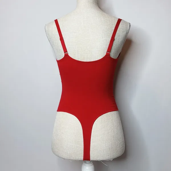 Skims Seamless Sculpt Lace Thong Bodysuit - Image 5