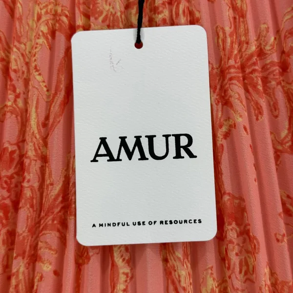 AMUR Women's Floral Pleated Maxi Dress, Sleeveless Cutout Dress - Size‎ 2 - Image 6