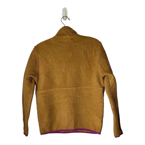 Patagonia Sweatshirt Women XS Brown Retro Pile Fleece Pullover Gorpcore Outdoor‎ - Image 3