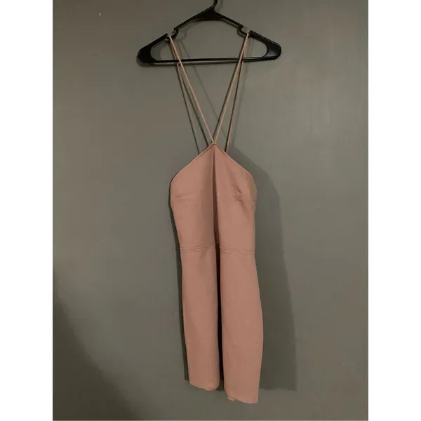 Tobi The Low Down Marsala Bodycon Dress Size Large - Image 4