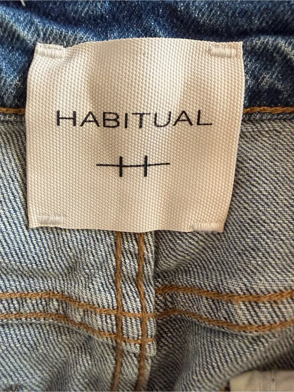 Habitual Ankle Cuff Wide Leg Jeans Size 10 - Image 5