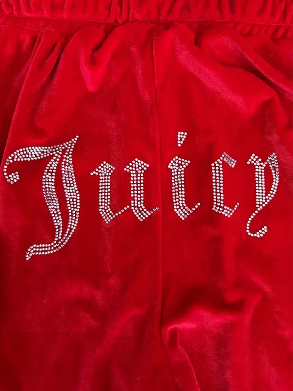 Juicy Couture Red Velour Set - Image 8