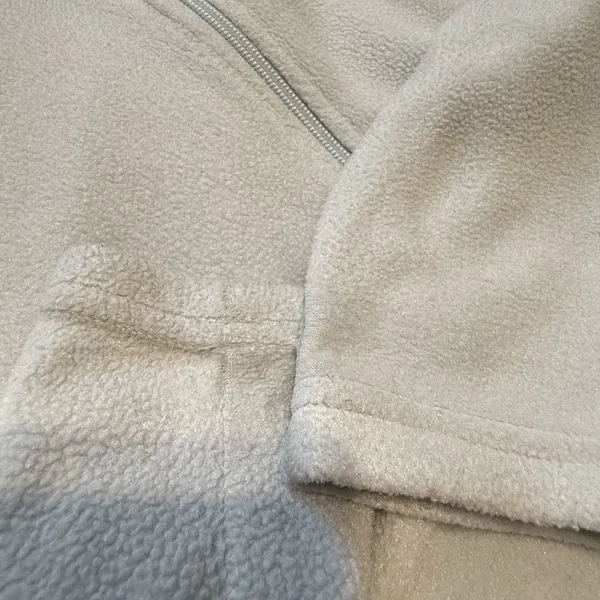 L.L. Bean Women’s Full-Zip Fleece Sweater Size L Light Blue Soft Polar Warm - Image 11