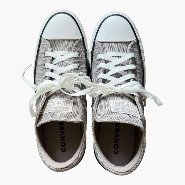 Converse Chuck Taylor All Star Madison Ox Knit Low Top Sneakers Size 8 Taupe - Image 8