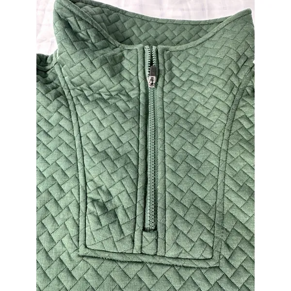 BCG Sycamore Green Quilted 1/4 Zip Pullover - NWT Size S - Image 4