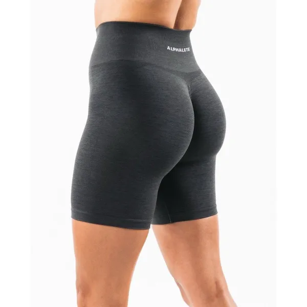 Alphalete Amplify Ultra High Rise Biker Short 6.5” Shadow Size Small - Image 2