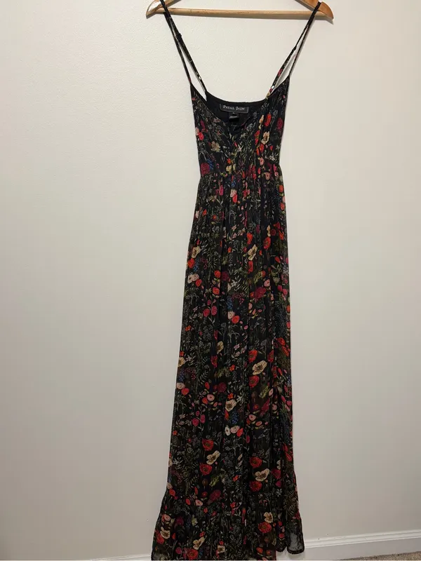 Anthropologie Floral Payal Jain Massima Maxi Dress Size Small - Image 8