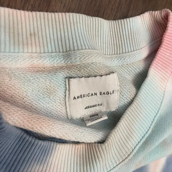 American Eagle Oversized Fleece Crew Neck Sweatshirt - Image 3