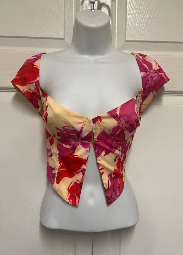 White Fox Boutique Spring Fling Bustier Top - Image 3
