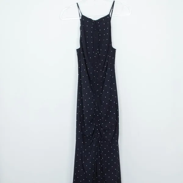 Alice McCall Oscar Ruched Polka Dot Midi‎ Dress Women's Size 6 - Image 4