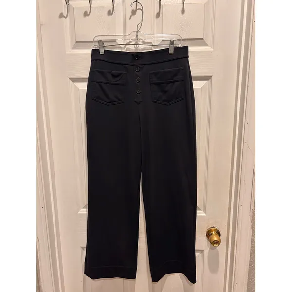 Halara Women's Day‎ Stretch High Waisted Pants Sz L Petite Black Pockets Stretch - Image 2