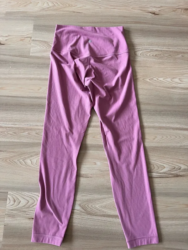 Lululemon align ribbed high rise 25 pink  - Image 9