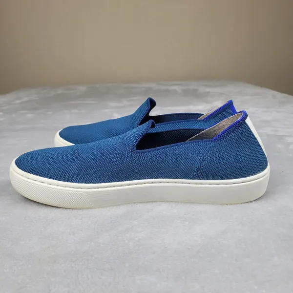 Rothy's Women's Sneakers 8 The Original Slip On Teal Blue Casual Comfort Shoes - Image 6