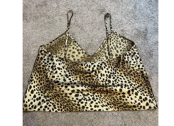Victoria's Secret Women’s Satin Animal Print Top. Size XL - Image 4