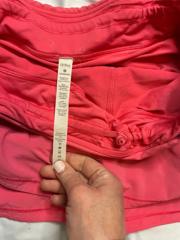 Lululemon Orange run skirt size 10 - Image 2