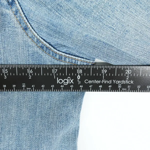 Levis Denim Jean Trucker Jacket Womens‎ Medium Blue Light Wash - Image 9