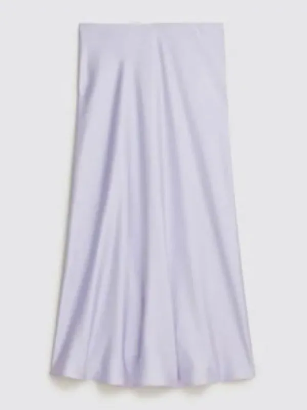 NwoT J. Crew Lavender Whimsigoth Gwyneth Satin Slip Skirt size S - Image 4