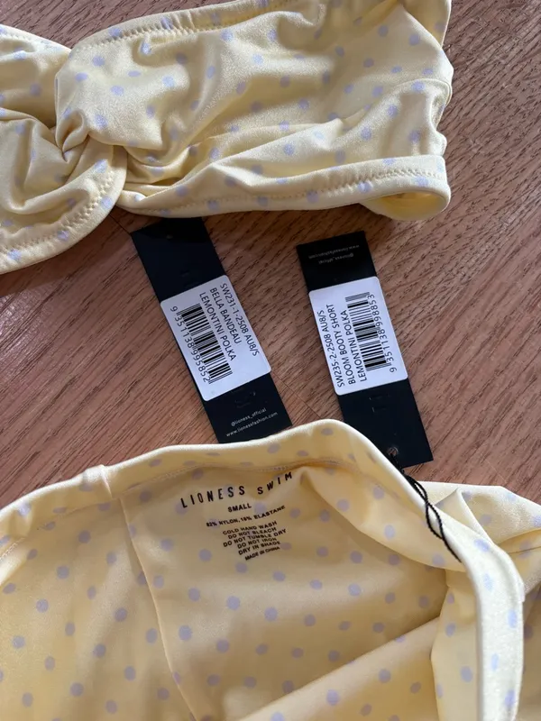 Lioness polka dot bikini yellow - Image 2