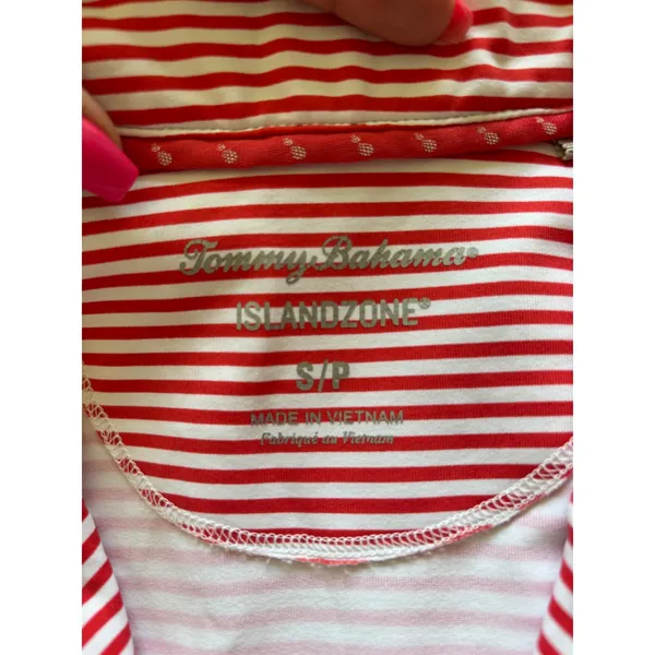Tommy Bahama Aubrey IslandZone Zip Neck Shirt Small Golf Polo athleisure - Image 5