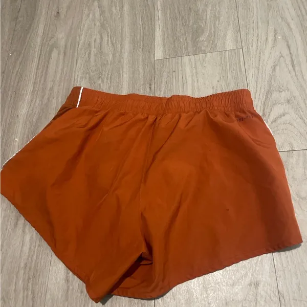 Texas longhorns Nike Women's Rust Orange Athletic Shorts - Image 2