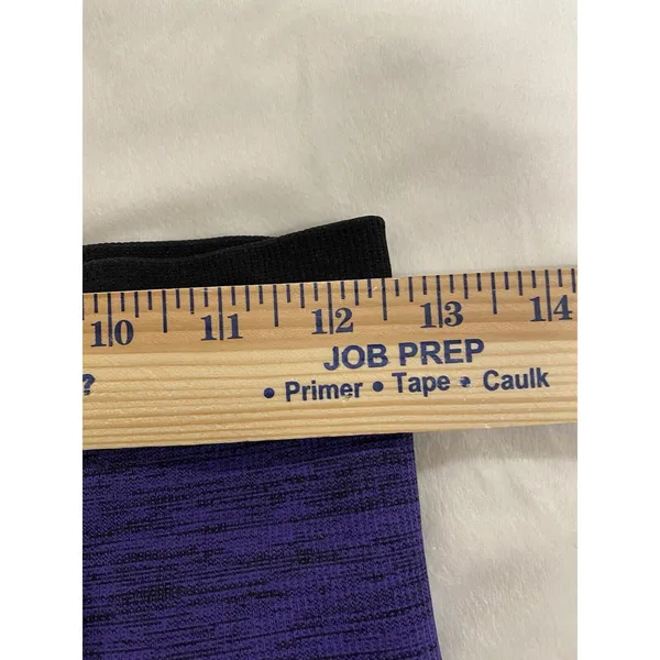 Peloton women’s seamless purple/black bike shorts size Medium Athletic Biker - Image 5