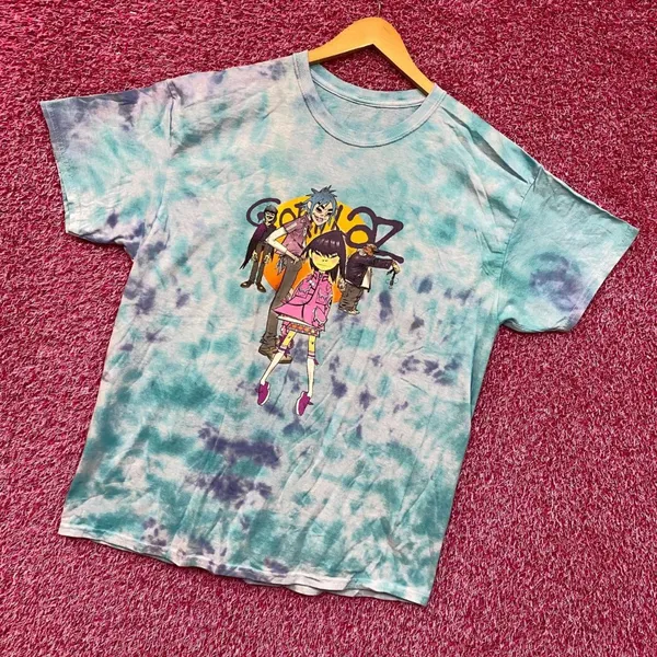 The Gorillaz Phase 1 Celebrity Take Down Rock Tie Dye XL - Image 3