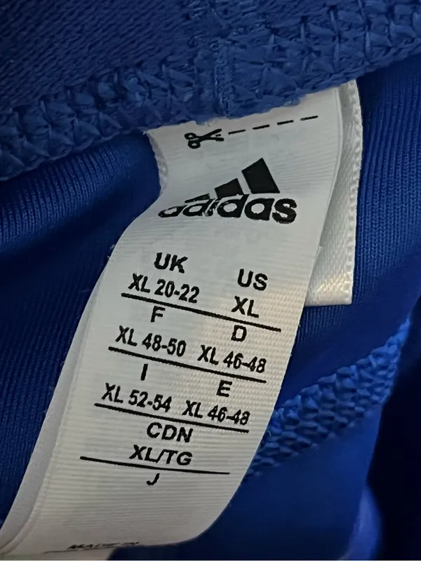 adidas compression Blue Shorts Size XL - Image 3