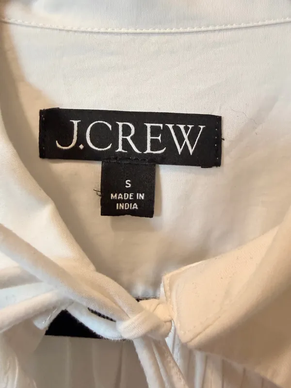 J. Crew Scallop White Top - Image 2