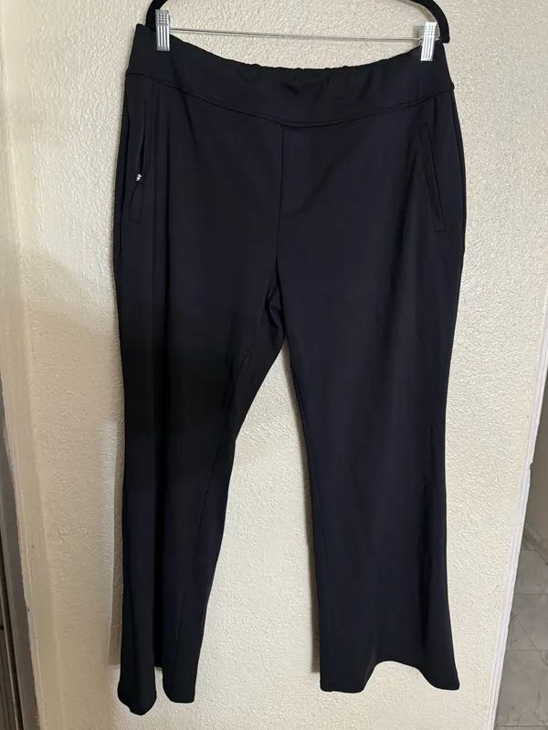 HALARA flex Black Wide-Leg Ponte Pull-On Pants DayStretch size 1X - Image 7