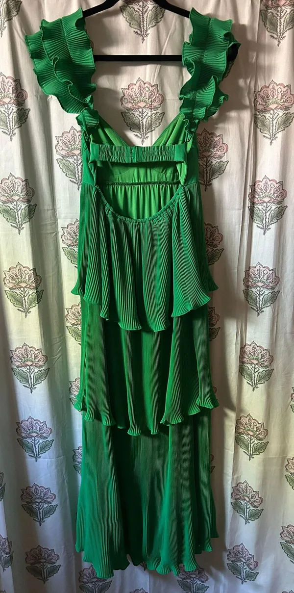 Boutique Green tiered maxi dress - Image 2