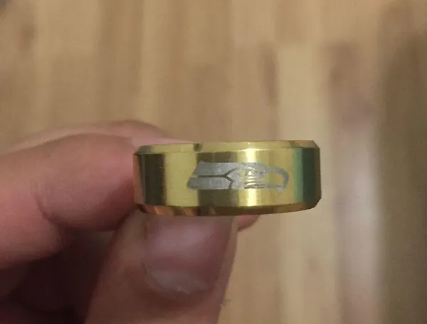 Seattle Seahawks Gold Ring - Image 3