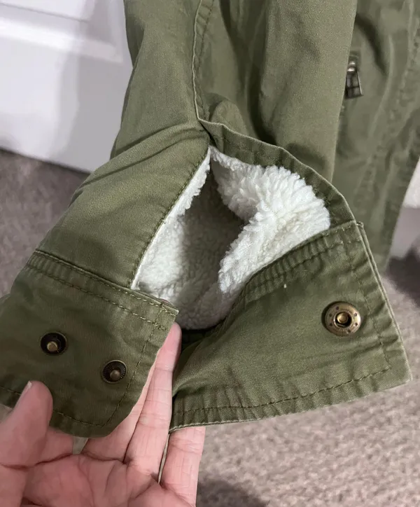 Army Green Winter Coat - Image 5