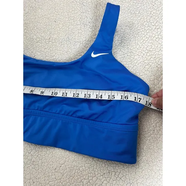 Nike Sports Bra Women's XXL Blue Plus Size Activewear Top Athleisure Sporty - Image 3
