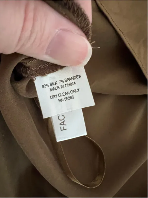 Silk Express Brown Halter Tank Top M - Image 6