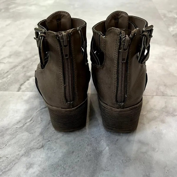 VOLATILE Booties Womens‎ 6.5 Brown McKenna Strappy Ankle Boots - Image 2