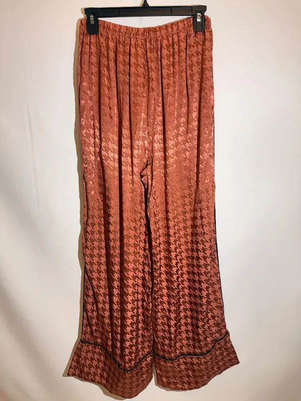 Free People Floral Print Wide Leg Boho Pants Palazzo Trousers Size Small - Image 2