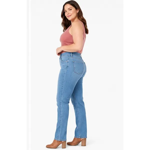 Lee Womens Jeans Size 12M Aspire Blue Relaxed Fit Straight Leg Denim Casualwear - Image 6