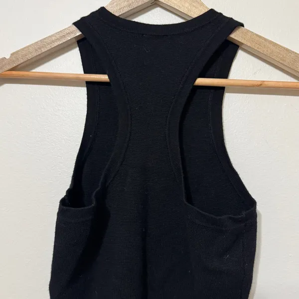 Abercrombie & Fitch Knit High-Neck Bodysuit Size Small Ribbed Sweater - Image 6