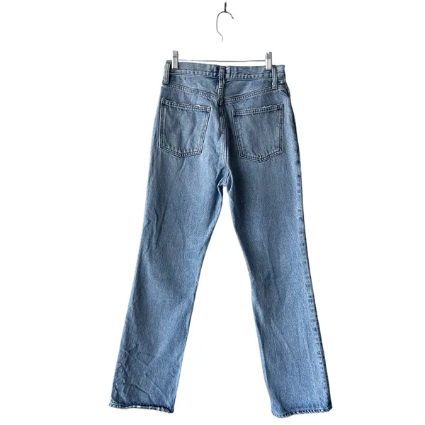 AGOLDE High Rise Vintage Distressed Boot Cut Jeans A9086-1206 Size 25 - Image 5