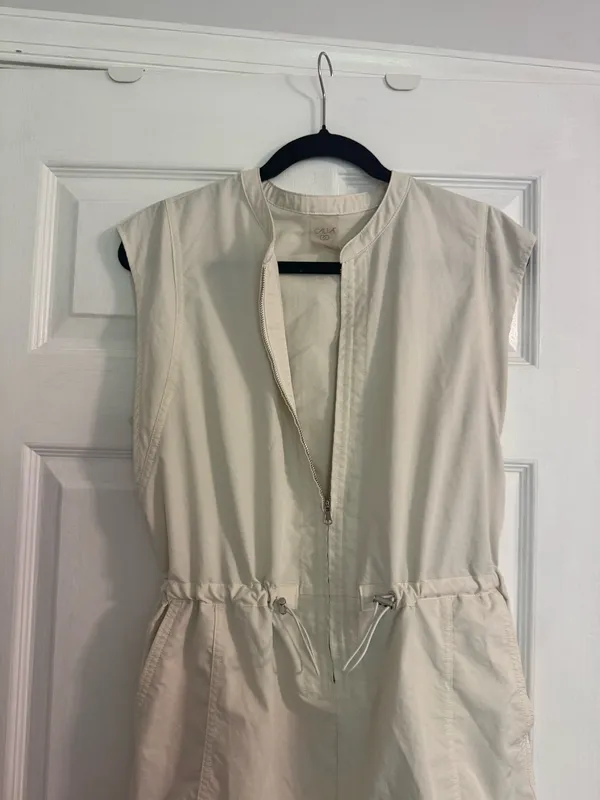 CALIA Soft Utility Romper Unbleached Medium - Image 3
