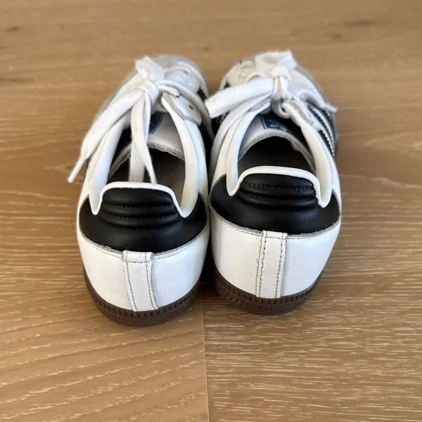 adidas Samba OG Sneakers Size 5 Womens in White Brown Grey - Image 6