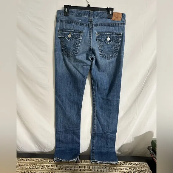 True Religion Blue Straight Legged Jeans‎ - Image 5
