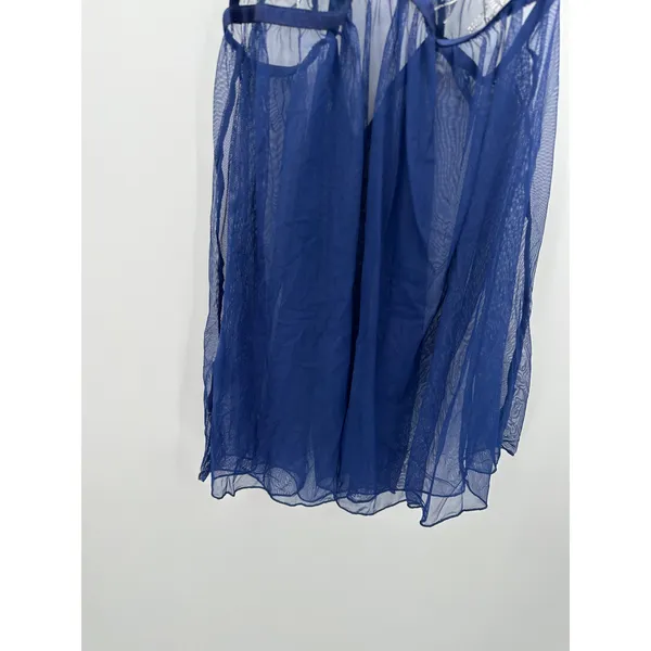 Adore Me Sheer Embroidered Mesh Camisole Celestial Moon Star Lingerie Fairygrunge Top Med - Image 4