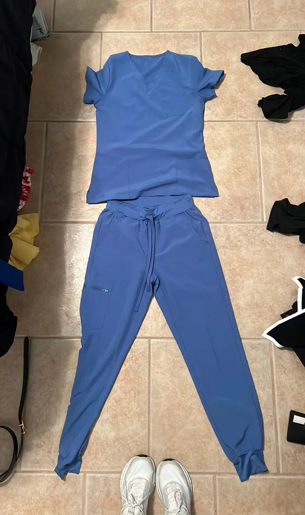 blue scrubs set Size XS - Image 2