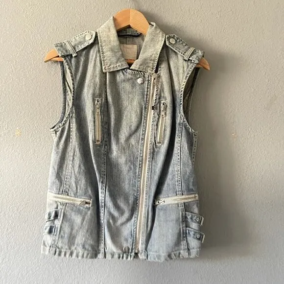 Rebecca Taylor Denim Vest - Image 4