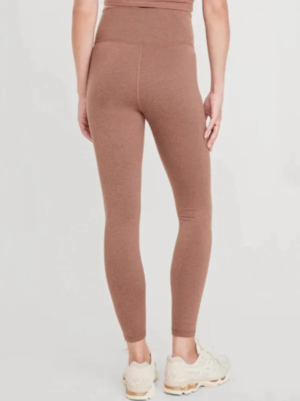 Old Navy Women’s Size Small Cloud Comfy Extra High‎ Rise Legging Warm Taupe 7/8 - Image 2