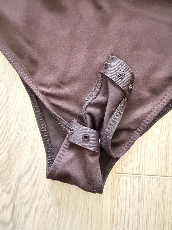 Forever 21 Classic Brown One-Piece Bodysuit - Image 2