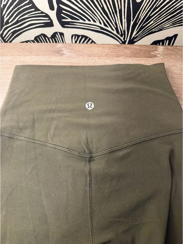 Lululemon Leggings Army Green - Image 3